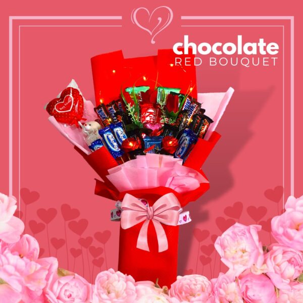 RED CHOCOLATE BOUQUET
